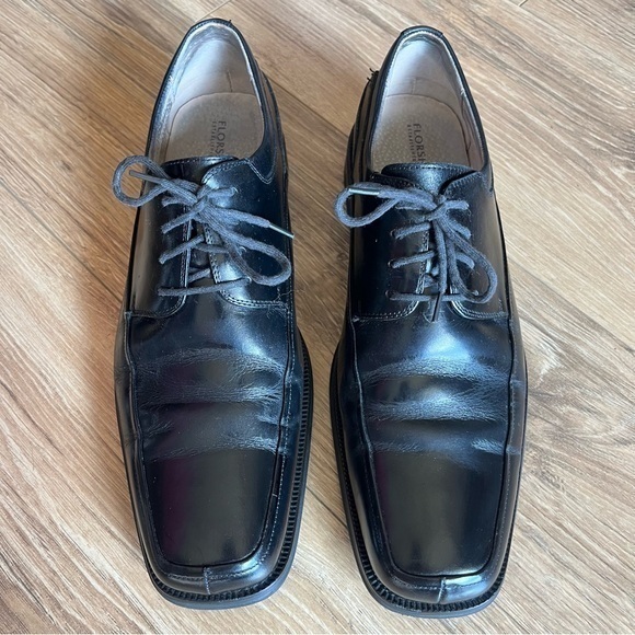 Florsheim Bio Comfort Men Size 10D Black Leather Oxford Shoes Model # 14051-001 - Picture 6 of 16